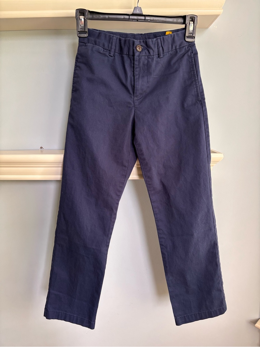 Polo by Ralph Lauren Navy Straight-Leg Cotton Pants